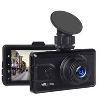 Dashboard Camera, 3" Screen Full HD 1080P Car Camcorder 170 Degree Wide Angle, Car DVR Vehicle Dash Cam with G-Sensor, WDR, Loop Recording