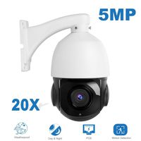 Anpvees Security IP Dome PTZ Camera, H.265 5MP PoE Dome Camera, HD 2592x1944 Pan Tilt 20X Optical Zoom, High Speed Outdoor Dome Camera