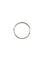 Loose Leaf Binder Rings 1-Inch（100 Pack） Office Book Rings, Nickel Plated Steel Binder Rings, Key Rings, Metal Book Rings, for School，Sliver