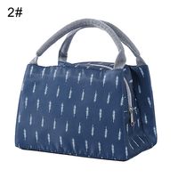 GrmeisLemc Practical Portable Outdoor Food Storage Bag Picnic Camping Thermal Insulated Leakproof Zipper Lunch Pouch Tote - 2#