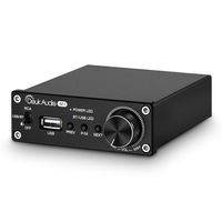 Douk Audio M1 Mini Bluetooth 5.0 Power Amplifier Stereo Receiver Audio Amp USB Music Player (Black)