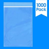 Spartan Industrial || 1000 Count - 3" X 4" (4 Mil Heavy Duty) Clear Plastic Reclosable Zip Poly Bags with Resealable Lock Seal Zipper (More Sizes Available)