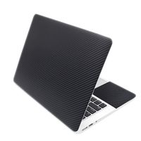Black 3D Carbon Fibre Laptop Skin Sticker 15.6 Vinyl Stickers for Notebook 17 Inch 15 Inch 14 Inch 13 Inch Decals for Mac Air 13.3/Mi Pro/Asus/HP,for 15inch and 15.6,Black