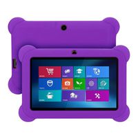 Case for 7 Inch Android Tablet Q88 - Silicone Gel Protective Back Case Cover [On Sale ] (Purple)
