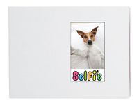 Selfie 2.25 x 3.5-inch Photo Album - Holds 40 Photos (White) for Polaroid PIF-300 Instant & Fuji Instax Mini Film