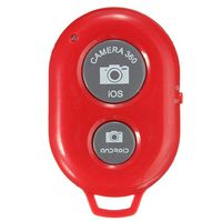 GBSELL New Self-timer Remote Shutter Camera Bluetooth Controller For iphone 7,iphone 6,Samsung And Other Android (Red)