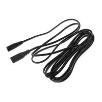 IEC 320 2-pin C7 female to C8 female Figure 8 power adapter extension cable 5M