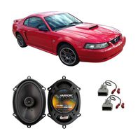 Compatible with Ford Mustang 1999-2004 Front Door Factory Replacement Harmony HA-R68 Speakers New