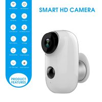 Waterproof Wireless Security Camera,Romatpretty Rechargeable Battery Powered Indoor Outdoor Surveillance Camera System, 2-Way Audio, Night Vision, HD Video Motion Detection House Monitor.