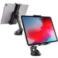 Car Tablet Holder Jestar Car Tablet Mount Holder Universal Windshield Dashboard with Suction Cup for Samsung Galaxy Tab 4 3/ iPad Mini/iPad Air 2 /iPad 4/iPad 3 Use with All 4"-12" Smartphones Tablets