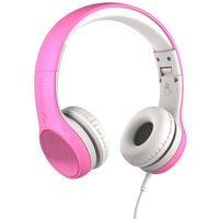 New! LilGadgets Connect+ Style Kids Premium Volume Limited Wired Headphones with SharePort (Children, Toddlers) - Pink