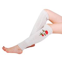 Calf Leg Warmers,Hemlock Womens Girl's Warm Leg Socks Leggings Warmers Rose Stockings Boot Cuffs (White)