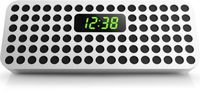 Philips Bluetooth Wireless Speaker with Clock Display (White) (Certified Refurbished)