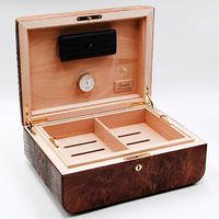 Lxc Cedar Cigar Box Brown Crocodile Pattern Rough 75 Moisturizing Box Cigar Humidor