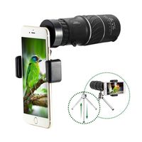 Monocular Telescope, 16x52 HD Monocular Compact Monocular with Smartphone Holder & Tripod, Waterproof Monocular & BAK4 Prism Scope for Bird Watching Hunting Camping Shooting Hiking Concerts Match