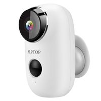 100% Wire-Free Wireless Rechargeable Battery Solar Powered Indoor Outdoor Home WiFi HD Security Camera Two-Way Audio,IP65 Waterproof,Night Vision,PIR Motion Recording,Built-in SD Slot at-A3