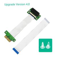 PCI-e PCI Express 36PIN 1X extender Extension cable with Gold-plated connector