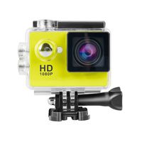 Topjoy 1080P Full HD 2.0 inch LCD Screen Waterproof Sports Action Camera Cam DV 12MP DVR Helmet Camera Sports DV Camcorder (Yellow)