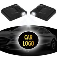 Wireless Car Door Lights Welcome Projector Logo Light, XERGUR Projection LED Light Shadow Ghost Laser Lamp Fit for Chevy, Chevrolet