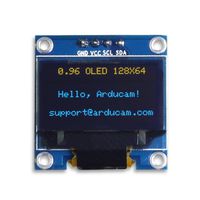 UCTRONICS 0.96 Inch OLED Module 12864 128x64 Yellow Blue SSD1306 Driver I2C Serial Self-Luminous Display Board for Arduino Raspberry PI