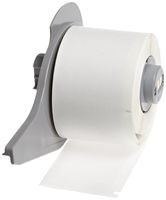 Brady M71-30-498 Repositionable Vinyl Cloth BMP71 Labels , White (250 Labels per Roll, 1 Roll per Package)