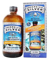 Bio-Active Silver Hydrosol No Dropper Bottle, 10 ppm - 16 fl. oz (473 ml) by Sov