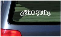 Asian Pride Window Vinyl Sticker - Laptop Decal