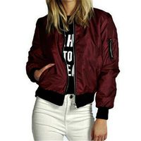 haoricu Women Jacket, Autumn Winter Women Slim Motorcycle Soft Zipper Short Coat Jacket (2XL, Wine)