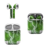Skin Decals for Apple AirPods - Apocalypse Green - Sticker Wrap Fits 1st and 2nd Generation