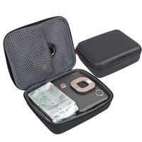 Hermitshell Hard EVA Travel Case for Fujifilm Instax Mini Liplay Hybrid Instant Camera (for Camera+Film, Black)