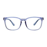 Blue Light Blocking Computer Glasses Anti Glare Elegant Style Case Included Reduce Eyestrain for Screens and Computers Men and Women Clear Blue