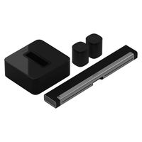 Sonos 5.1 Home Theater System with One SL (1 Item) Bundle with One (1 Item), PLAYBAR TV Soundbar (1 Item) and SUB (1 Item) - Black