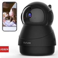 Victure 1080P FHD WiFi IP Camera Indoor Wireless Security Camera Motion Detection Night Vision Home Surveillance Monitor 2-Way Audio Baby/Pet/Elder
