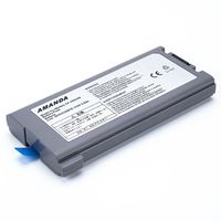 Amanda New Laptop Battery 9cell Replacement for Panasonic Toughbook Cf-30 Cf-31 Cf-53 CF-VZSU46 CF-VZSU46S CF-VZSU46U CF-VZSU46R CF-VZSU46AU CF-VZSU71U CF-VZSU72U 10.65V 8.55Ah