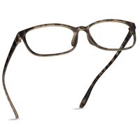 LifeArt Plastic Blue Light Blocking Glasses,Rectangle Computer Reading Glasses,Transparent Lens,Reduce Headaches&Eyestrain,Stylish for Women/Men +2.75