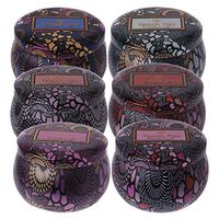 Rockrok 1PC Retro Tin Box Portable Coin Storage Container Organizer Candle Case Gift Box