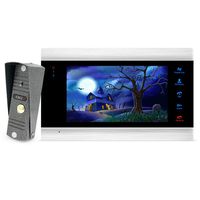 JeaTone New 7 inch Video Doorbell Monitor Intercom With 1200TVL Outdoor Camera IP65 Door Phone Intercom System 1V1