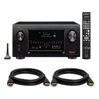Denon AVRX4200W 7.2 Channel Full 4K Ultra HD AV Receiver with Bluetooth, Wi-Fi and HDMI Cables