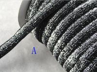 25y Sparkle Glitter Velvet Ribbon Headband Clips Bow 3/8"-(Pick Colour) (A)