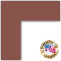 22x28 Brique Custom Mat for Picture Frame with 18x24 opening size