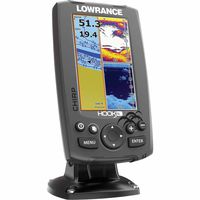 Lowrance 000-12647-001 Hook-4 Sonar/GPS Mid/High/Downscan Fishfinder