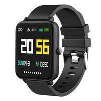 Foronechi Smart Watch for Android/Samsung/iPhone, Activity Fitness Tracker with IP68 Waterproof for Men & Women, Smartwatch with 1.54" Full-Touch Color Screen, Heart Rate & Sleep Monitor, Black