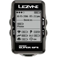 LEZYNE Super Gaps Hrsc Loaded GPS, Black, One Size