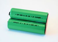 Electric Shaver/Razor Battery Pack 2.4V AA NiMh 2000 mAh Capacity with Solder tabs for Panasonic, Braun, Noreclo, Remington Models