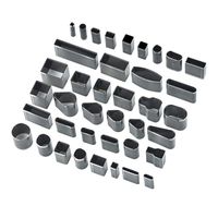 39Pcs Shape Cutter Hollow Punch Set Leather Craft Kit DIY Hole Punch Tools with Plastic Storage Case