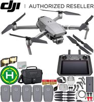 DJI Mavic 2 Pro Drone Quadcopter with Hasselblad Camera 1" CMOS Sensor with Smart Controller Must-Have 5-Battery Bundle