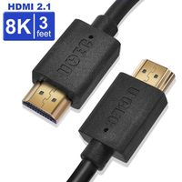UCEC 8K HDMI 2.1 Ultra High Speed 120Hz HDR 48Gbps Compatible with Apple TV Roku Netflix Playstation Xbox One X Samsung Sony LG,Enhanced eARC,Dolby Atmos (3 Feet)