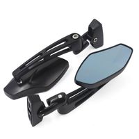 ZYHW 2pcs Black Rearview Mirrors For Suzuki GSXR 600 750 1000 1300 Hayabusa