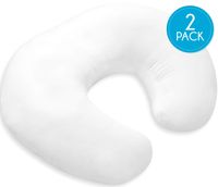 2 Pack - Nursing Pillow and Positioner Newborn Breastfeeding Pillow, Infant Support Cushion and Portable for Travel - Made with Breathable Cotton Blend- Machine Washable