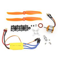 S-Union New Replacement 30A ESC + RC 2200KV A2212/6T Brushless Motor Used for RC Plane Helicopter (with Macroporous Pulp and Holes Pulp)